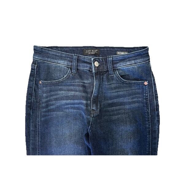Judy Blue Dark Wash Boyfriend Fit Denim Jeans 3/26 Stretch (28x29.5) - Picture 2 of 6